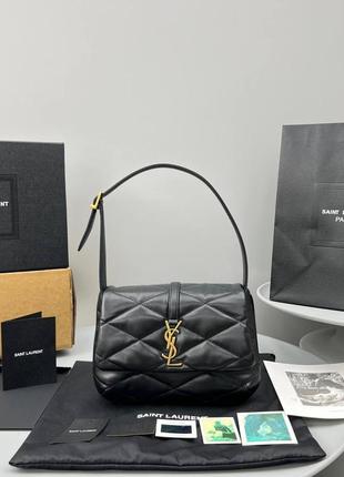 Черная сумка в стиле ив сен лоран ysl