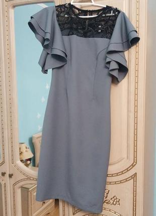 Платье "tifanni" со свободными короткими рукавами, нарядное элегантное