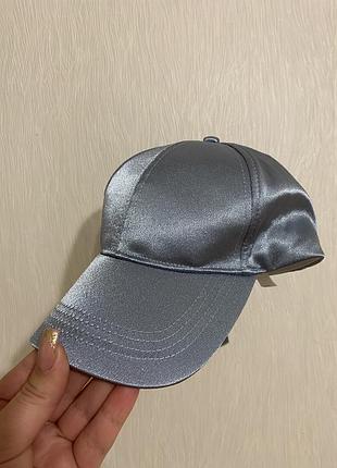 Стильная атласная кепка бейсболка от primark
