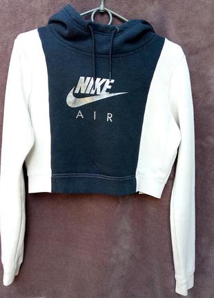 Nike air кроп топ найк жіноча кофта світшот спортивна с капюшоном1 фото