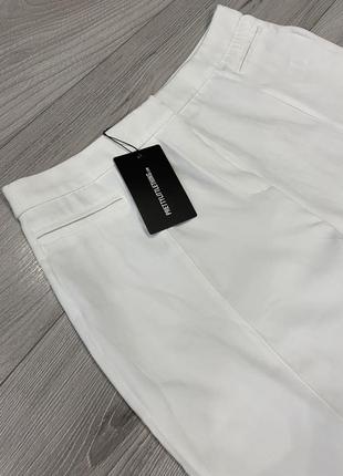 Белые батальные брюки5 фото