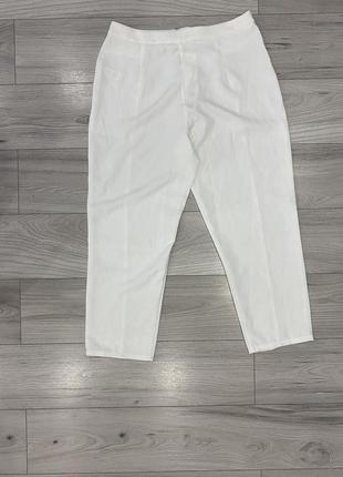 Белые батальные брюки2 фото
