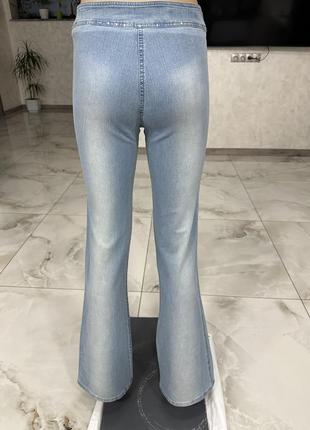 Джинсы клеш, расклешенные джинсы8 фото