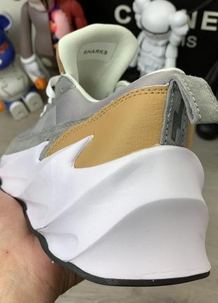 Кроссовки adidas sharks brown grey white2 фото