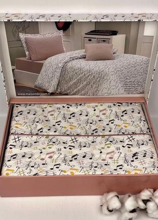 Постельное белье maison d'or ранфорс 200х220 melody rosa