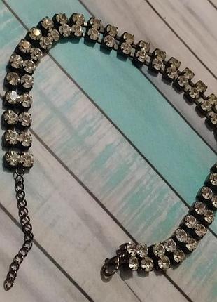 Чокер металл стекло