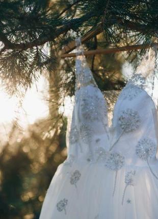 Свадебное платье со шлейфом, ексклюзивное5 фото