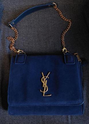 Брендовый клатч кросс-боди yves saint laurent