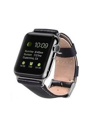 Кожаный ремешок к часам apple