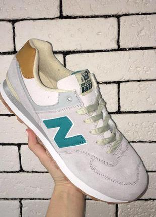 Кроссовки - в стиле new balance { из зеленым }4 фото