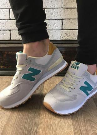 Кроссовки - в стиле new balance { из зеленым }5 фото