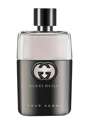 Gucci guilty pour homme туалетная вода для мужчин