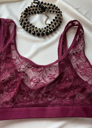 Кружевной топ бюстгальтер rougette
