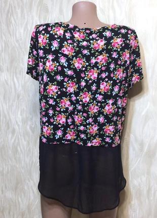 Модная блуза с шифоновым низом george р.144 фото