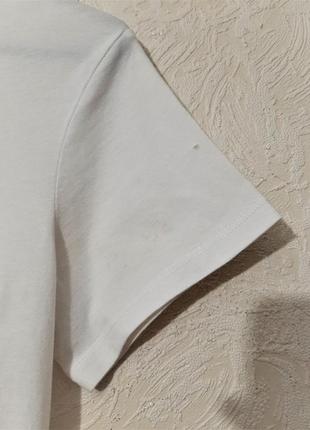 Симпатична футболка біла + нюанс, спереду з зав'язкою короткі рукави літо жіноча7 фото