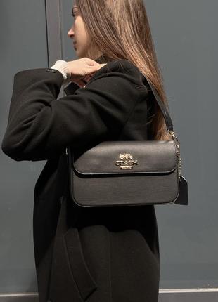 Сумка жіноча coach studio shoulder bag black3 фото