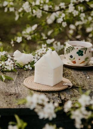 Свеча дом, домик, дома, хижина, хижинка