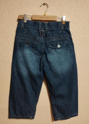 Шорты бриджи синие джинсовые, хлопок для мальчика 11роков, рост 146см от next2 фото