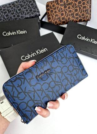 Женский кошелек calvin синий
