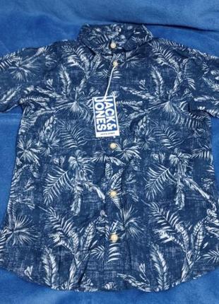 Jack and jones фактурна літня сорочка для хлопчика 10 років