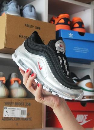 Чоловічі кросівки nike air max 97 black silver.