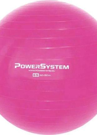 М'яч для фітнесу (фітбол) power system ps-4012 ø65 cm pro gymball pink2 фото