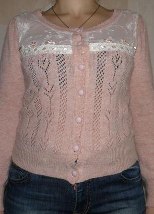 Романтическая кофта кофточка очень нежная