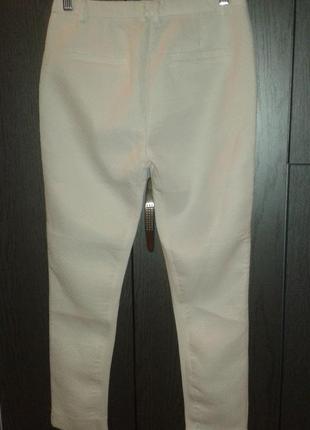 Стильные нарядные белые брюки karen by simonsen, размер 34/xs.2 фото
