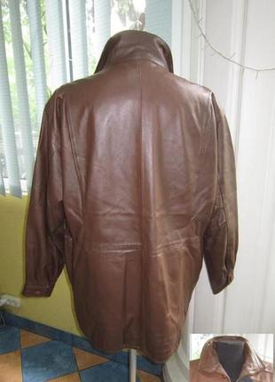 Кожаная утеплённая мужская куртка smooth city collection. германия. лот 5233 фото