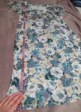 Нарядное платье с воланами цветы сарафан3 фото