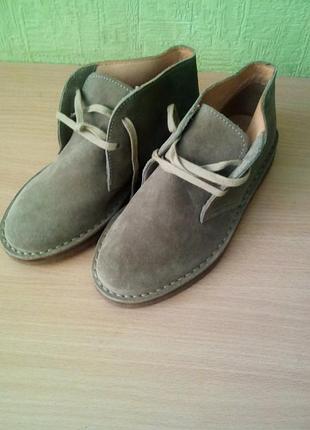 Демисезонные кожаные туфли на мальчика 6037