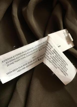 Massimo dutti, шовкове плаття в принт пейслі! р-367 фото