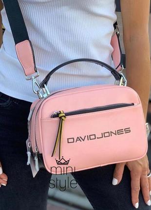 Сумка на длинной ручке cross-body сумочка трендовая и стильная кроссбоди david jones1 фото