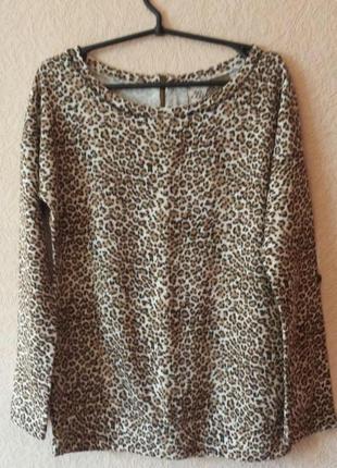 Кофта animal print леопардова,розмір м 4