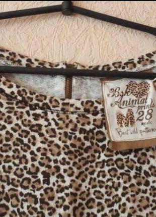 Кофта animal print леопардова,розмір м 7