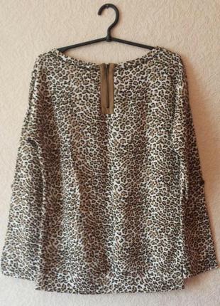 Кофта animal print леопардова,розмір м 6