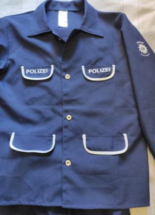 Карнавальний костюм поліцейського на 11-12років2 фото