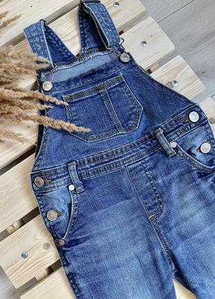 Джинсовий комбінезон river island mini 1-2 роки 3