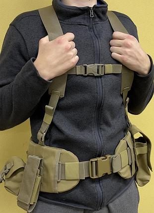 Рпс койот melgo, розвантажувальний пояс тактичний, ремінно-плечева система