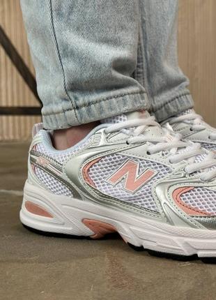 Nb 530 silver (розовые вставки)