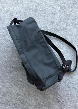 Оригинальный рюкзак, портфель, сумка fjallraven kanken classic unisex backpack black6 фото