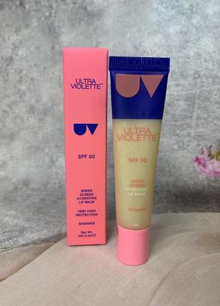 Сонцезахисний бальзам для губ ultra violette sheen screen hydrating lip balm spf501 фото