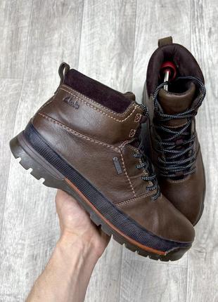 Clarks gore tex ботинки оригинал 43 размер кожаные1 фото