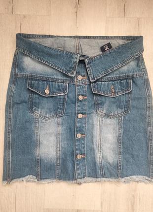 Оригінальна джинсова юбка, спідниця
