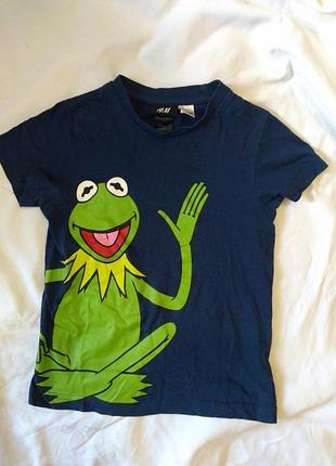 Детская коттоновая футболка,фирма hm