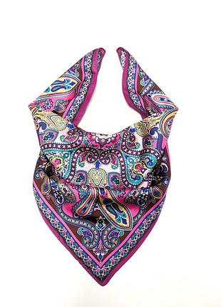 Шёлковый яркий платок гаврош паше