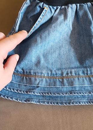 Джинсовая юбка prenatal2 фото