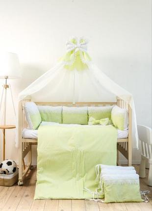 Комплект детского постельного белья с кружевом6 фото