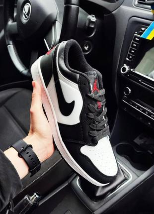 Мужские кроссовки найк черные с белым head nike кожа/нубук деми, демисезонные осенние, веснушки, летние (на осень,весная,лето 2023-2024)