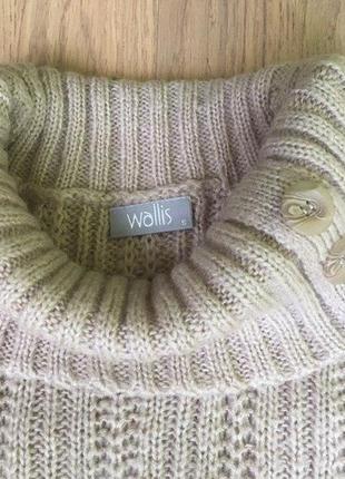 Теплое вязаное платье туника от wallis3 фото